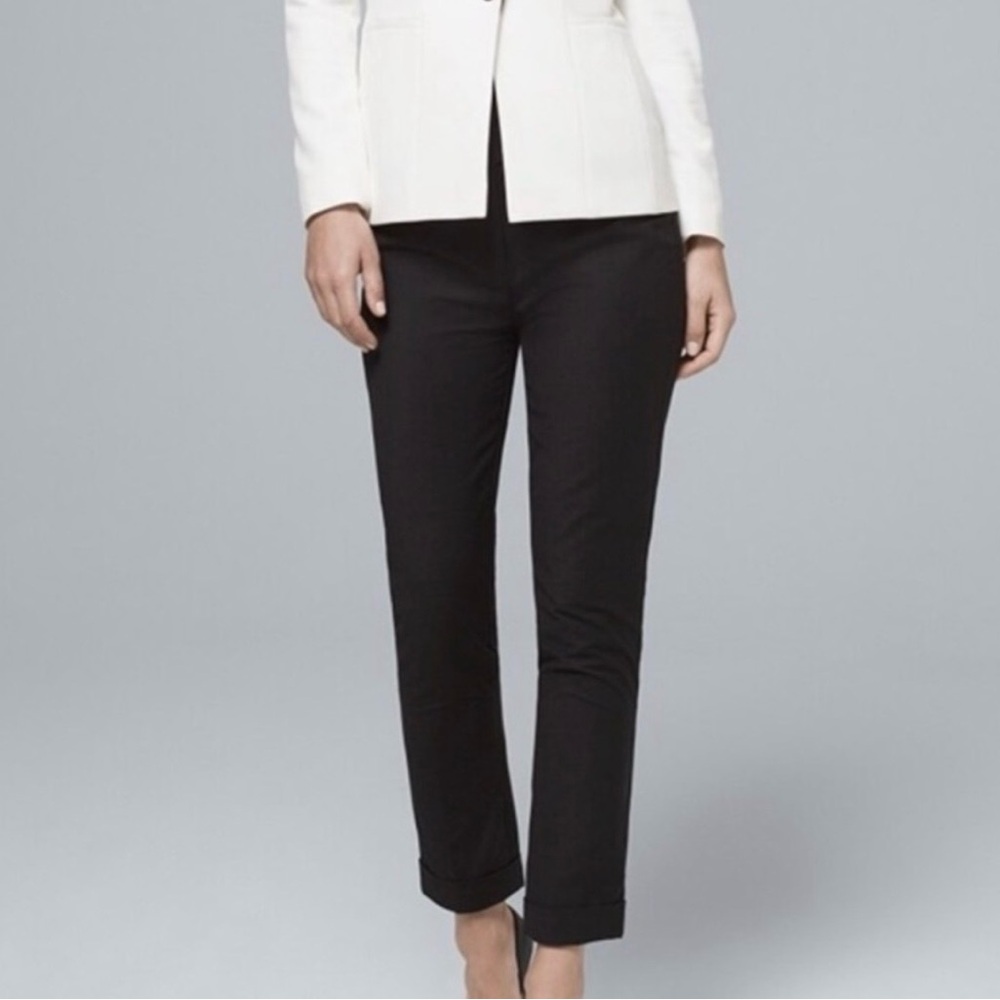 White House Black Market Slim Crop Pants